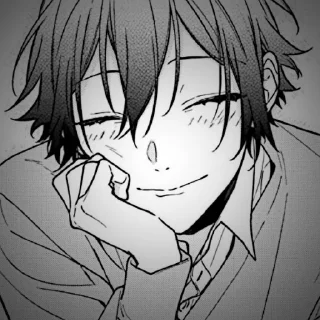 🖇 emoji Miyamura % @cznamorol @xyaanfei Telegram sticker 11 of 30