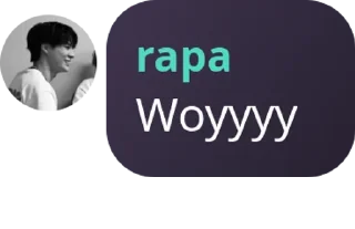 Sticker from rap