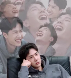🤯 emoji Sticker Wang Yibo Telegram sticker 2 of 23