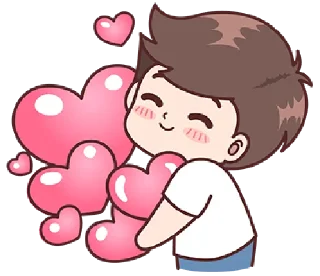 ❤️ emoji Boobib Boy 100% Vol.1 @waesticker Telegram sticker 7 of 41