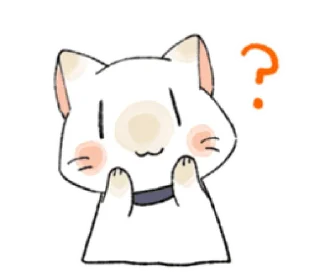 🤔 emoji natsu's Cute Cat Telegram sticker 5 of 39