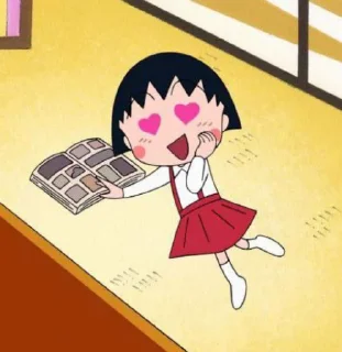 Sticker from Maruko chan