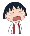 😭 emoji Maruko Chan Telegram sticker 6 of 40
