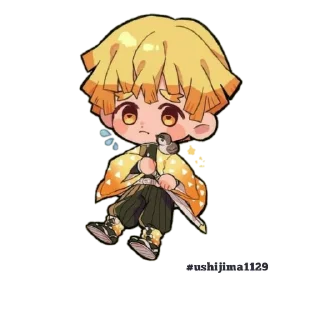 😌 emoji Chibi Telegram sticker 7 of 65