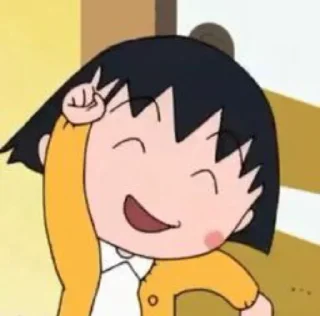 Sticker from Maruko chan