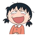😂 emoji Maruko Chan Telegram sticker 22 of 40