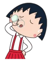 🍹 emoji Maruko Chan Telegram sticker 14 of 40