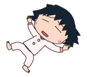 😴 emoji Maruko Chan Telegram sticker 15 of 40