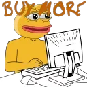 🧑‍💻 emoji Pepe 2.0 Telegram sticker 4 of 30