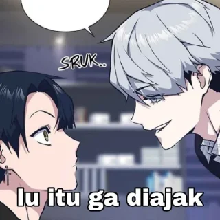 Sticker from Manhwa meme