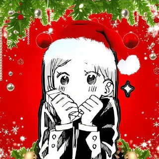 🌟 emoji 𝙰𝚗𝚒𝚖𝚎 𝙲𝚑𝚛𝚒𝚜𝚝𝚖𝚊𝚜 🎄 @Hanim1O :: @fSti Telegram sticker 16 of 95