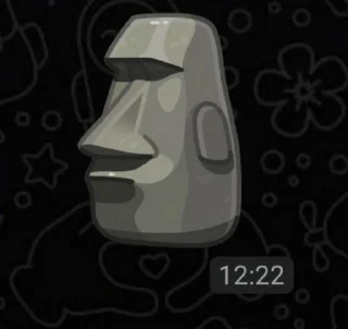 🗿 emoji Anjhay alok maderpaker Telegram sticker 21 of 46