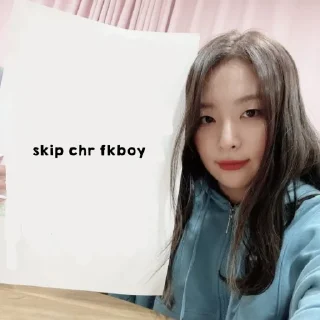 😼 emoji seulgi mager ngetik - @PIYYARRYJIN Telegram sticker 9 of 48