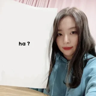 😼 emoji seulgi mager ngetik - @PIYYARRYJIN Telegram sticker 16 of 48