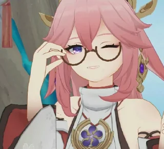 📖 emoji Yae Miko @Morieidk Telegram sticker 19 of 60