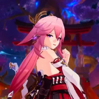 📖 emoji Yae Miko @Morieidk Telegram sticker 23 of 60
