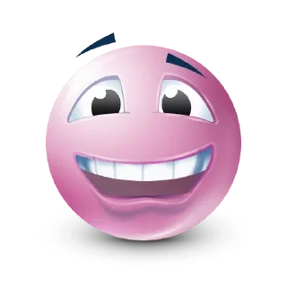 😁 emoji pink Telegram sticker 11 of 17