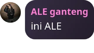 Sticker from ALE ganteng