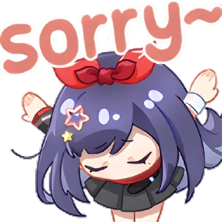🙇 emoji 贝拉 Telegram sticker 21 of 25