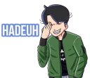 🙄 emoji @tikelmu Si Tamvan Telegram sticker 8 of 33