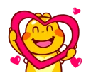 ❤️ emoji adek qoobee @bistic Telegram sticker 12 of 40