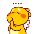 🤔 emoji adek qoobee @bistic Telegram sticker 24 of 40