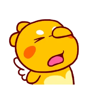 😩 emoji QooBee Stiker Animasi 01 @bistic Telegram sticker 15 of 24