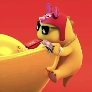 🦕 emoji dino kuning Telegram sticker 18 of 18