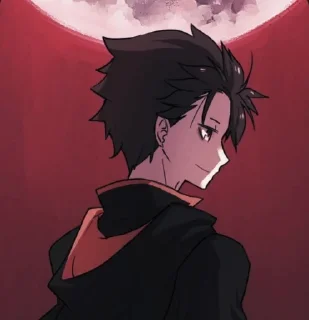 🥱 emoji Natsuki subaru Telegram sticker 1 of 16