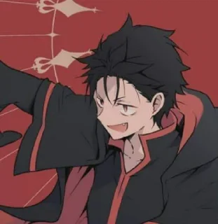 🥱 emoji Natsuki subaru Telegram sticker 6 of 16