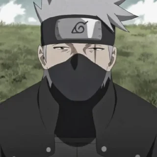 🍃 emoji ㅤ“ ゃ Kakashi  ៸៸ @bentohomies 𖢷 Telegram sticker 13 of 55