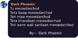 🙌 emoji Dark Phoenix once said Telegram sticker 23 of 33
