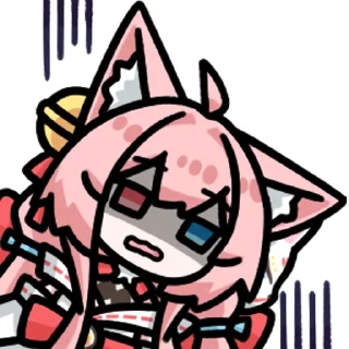 😴 emoji 长门狐狐 @zhaxia_cn Telegram sticker 21 of 33