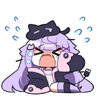 😭 emoji 猫屋敷梨梨 by.匣子 @limeSticker Telegram sticker 5 of 74