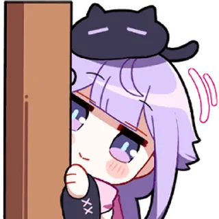 🥺 emoji 猫屋敷梨梨 by.匣子 @limeSticker Telegram sticker 7 of 74