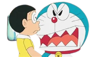 😄 emoji Doraemon WIndy Telegram sticker 6 of 10