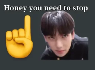 ☝ emoji @Qvanrui's pack [Han Yujin] Telegram sticker 11 of 42