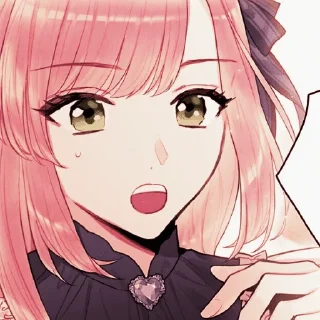 🗯 emoji 𒀭. @fckmne ฅ ࣪ ˖ @eunmillhan %!? Telegram sticker 13 of 90
