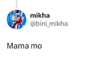 👵 emoji Bini Mikha sticker by Bini Tin😂 Telegram sticker 8 of 65