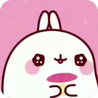 🌟 emoji Molang @angelhoxxor Telegram sticker 23 of 76