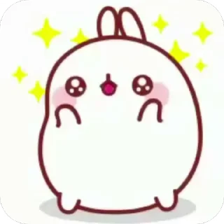 🌟 emoji Molang @angelhoxxor Telegram sticker 22 of 76