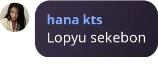 🐇 emoji Hana punya @usernameiu Telegram sticker 18 of 20