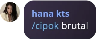 🐇 emoji Hana punya @usernameiu Telegram sticker 16 of 20