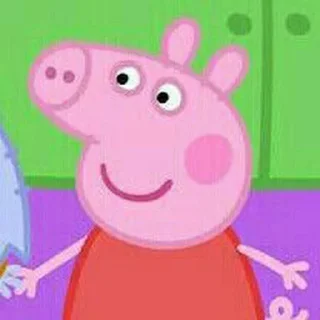 ⚰ emoji Peppa de pig Telegram sticker 14 of 30