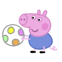⚽ emoji Peppa Pig Telegram sticker 18 of 24