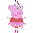 💃 emoji Peppa Pig Telegram sticker 7 of 24