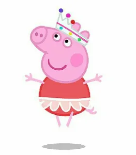 Sticker from Peppa de pig