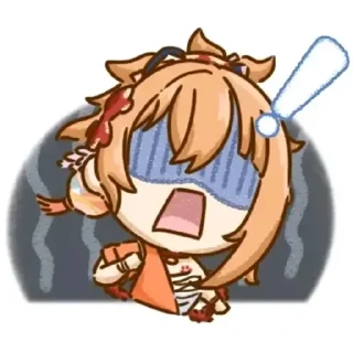 😱 emoji 宵宫宝宝 by:@Coconutmilkqwq @KurokawaSakura Telegram sticker 22 of 73