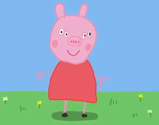 ⚰ emoji Peppa de pig Telegram sticker 12 of 30