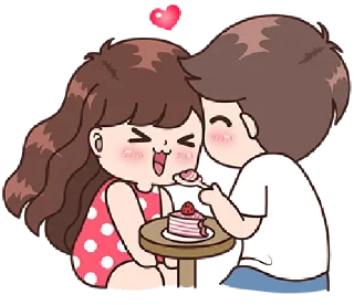 🍰 emoji Boobib lovely couple 5 (Indo) @waesticker Telegram sticker 15 of 41